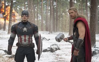 O Capitão América e o Thor de “Os Vingares” concorrem ao prêmio de melhor ator (Divulgação).