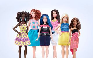 Além dos novos formatos de corpo, a Barbie agora dispõe de uma maior variedade de tons de pele e de cabelo (Divulgação).