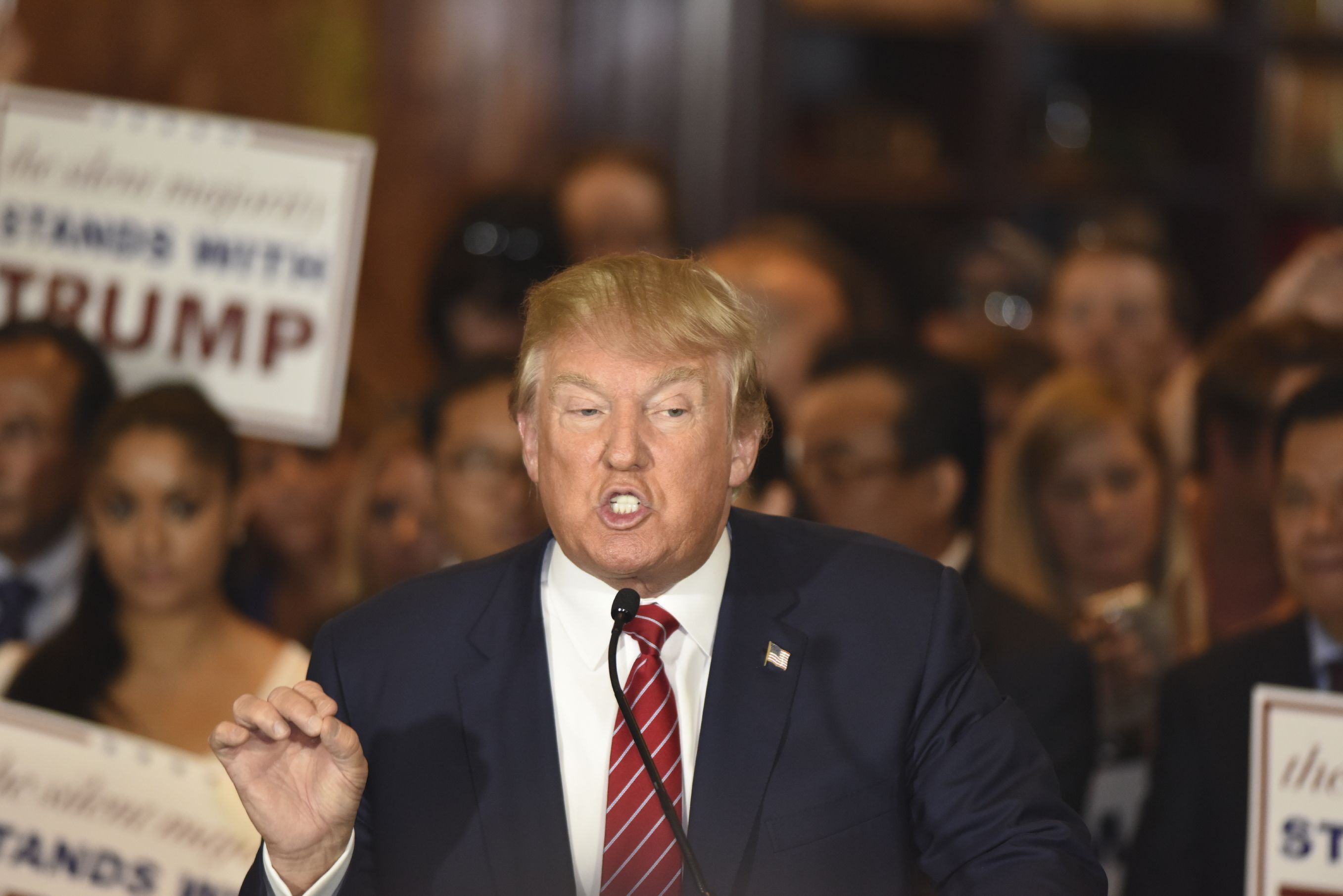 O polêmico Donald Trump é o favorito do partido republicano a disputar as eleições no fim do ano (iStock).